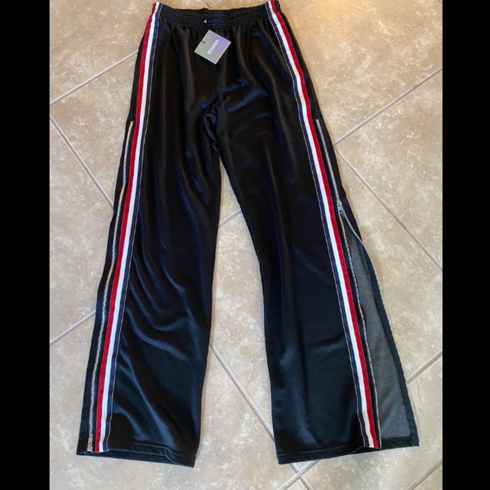 Zippered jogger sweat pant